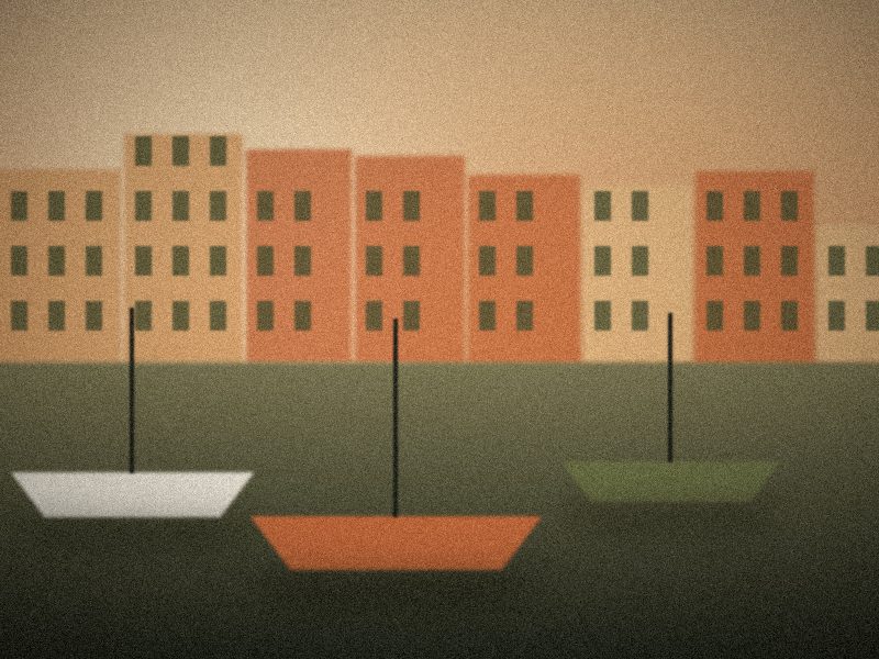 Port de Nice avec façades colorées et barques traditionnelles